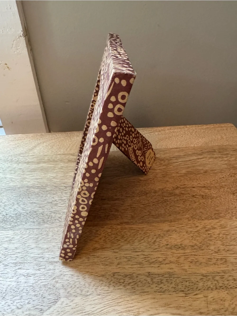 Milano Red and Tan Patterned Picture Frame